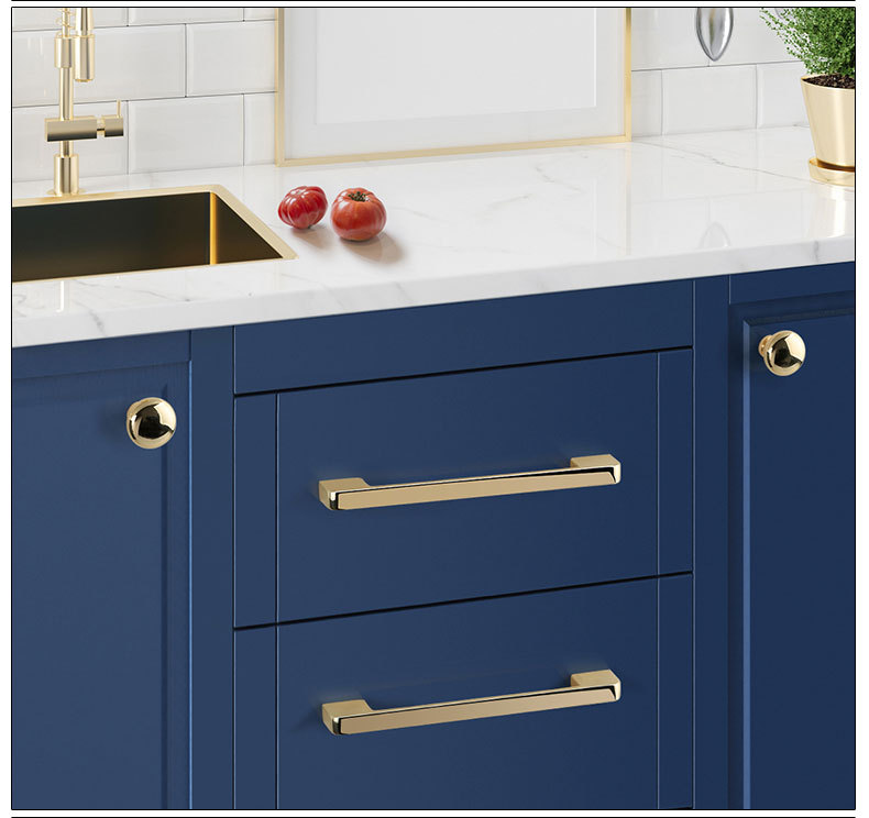 Paidu Manufacturer Gold handles Nordic Wardrobe Drawer Cabinet Modern Minimalist Solid Handles Furniture Handles