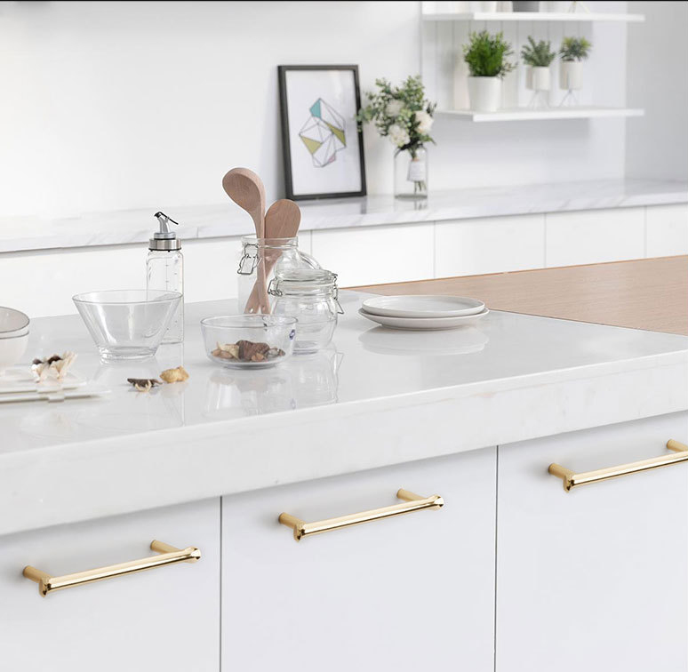 Paidu Manufacturer Modern Minimalist Cabinet Wardrobe Door Handle Golden European-style Drawer Cabinet Door Handle Hardware Accessory