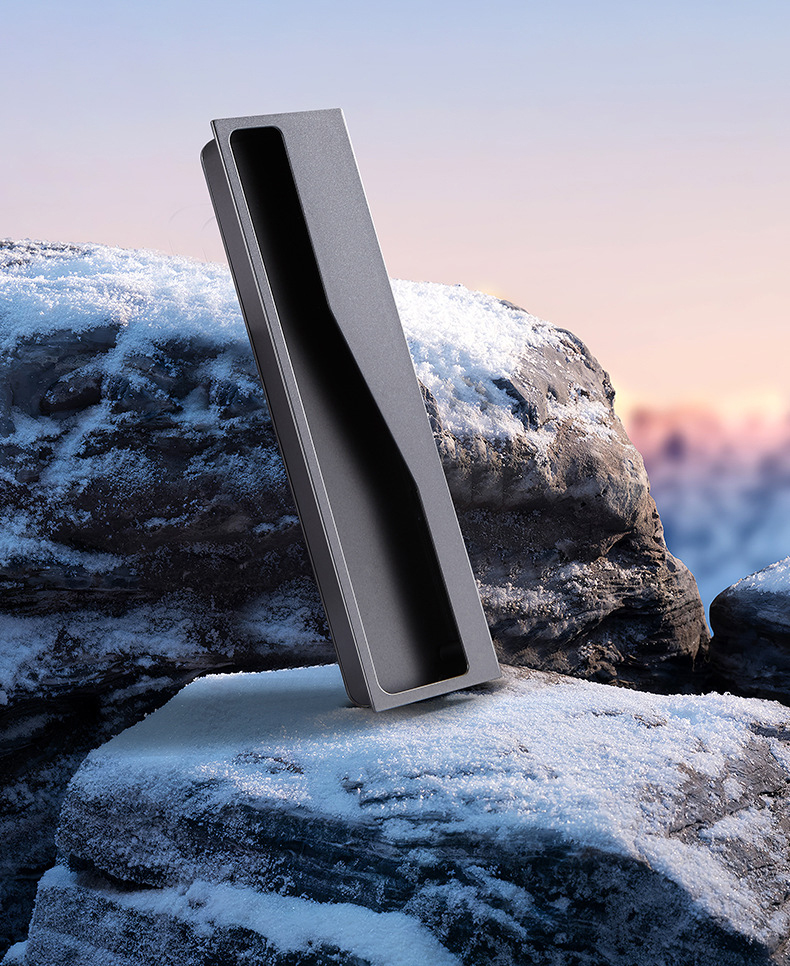 Paidu Manufacturers Tatami Embedded Rectangular Dark Hand Contracted Cabinet Door Slot Hidden Buckle Embedded Hidden Hand Manufacturer