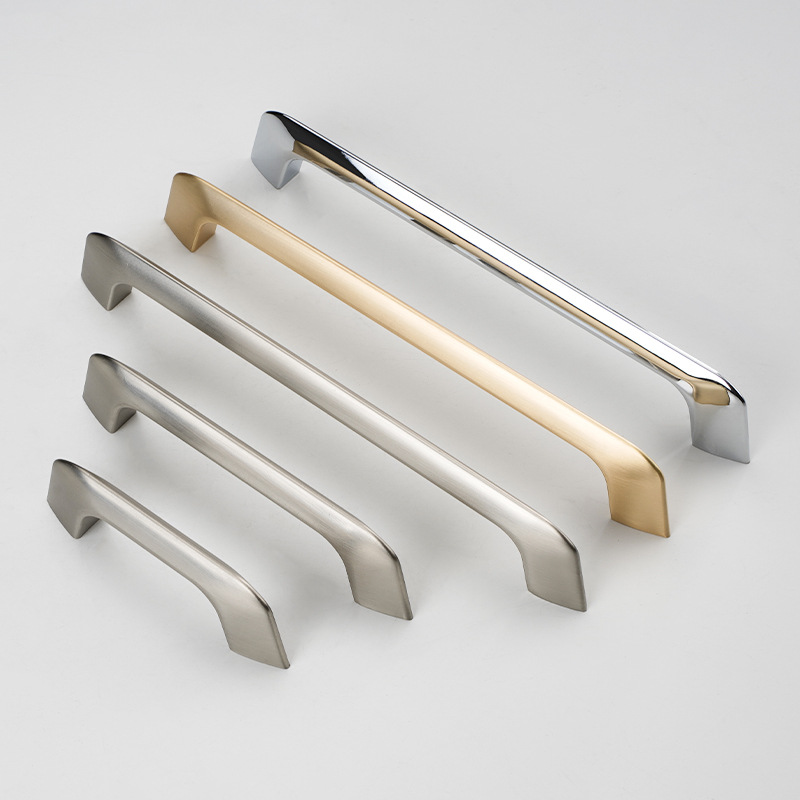 Premium Wardrobe Handles: Modern, Minimalist, in Gold, Black, and Gray, for Cabinets and Drawers